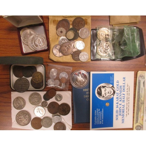 893 - Collection including GB crowns circulated and commemorative plus world ranges from Canada, France, G... 