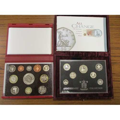 497 - Proof year sets with silver 1996 and 2003 FDC. (T)