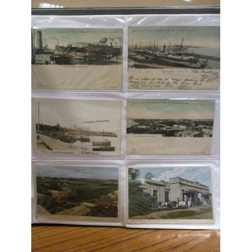 114 - Foreign. South America. A coln. in 4 large modern albums with plenty of postal usage incl. Chubut, S... 