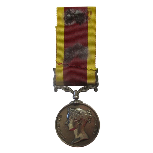 10 - Second China War Medal 1857-60 1 clasp Canton 1857, unnamed as issued, very fine. (Y)