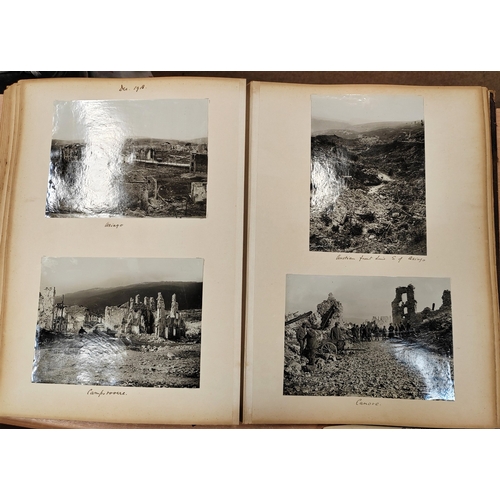 105 - Collection generally fine to very fine of photos in album labelled Capt. Barnett 60th Rifles, photos... 