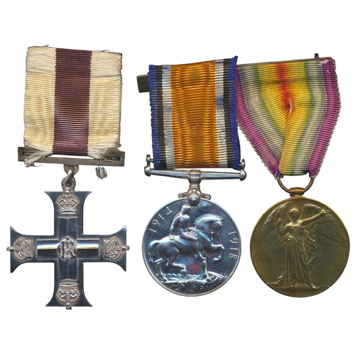 19 - WW1 Military Cross (unengraved as issued), BWM and Victory Medal to Lieut D.B. Merrie 7th Bn Ox & Bu... 