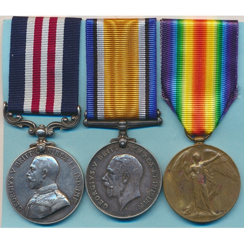 21 - WW1 Military Medal to 42034 Pte T. Johnson 7/Norf R. BWM and Victory Medal to  27290 Pte T. Johnson ... 