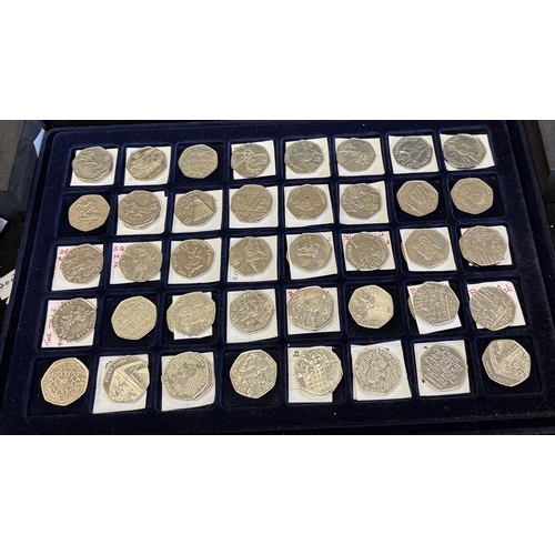 259 - Collection of British coinage in one coincase, generally very fine with some better, including crown... 