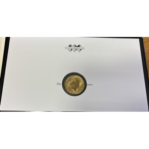 441 - Investment Gold Lot - Documents Required. 2022 'Rule Britannia' commemorative cover with 2022 1oz go... 