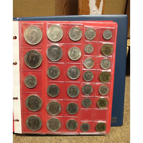 557 - World collection of cleaned coins with 19th and 20th century range from India, GB, USA etc. (B)