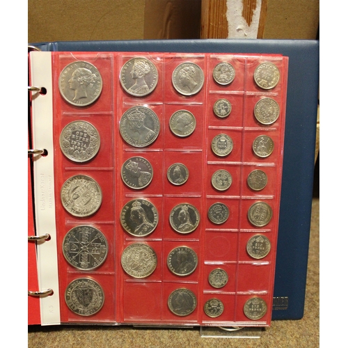 557 - World collection of cleaned coins with 19th and 20th century range from India, GB, USA etc. (B)