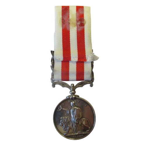 9 - Indian Mutiny Medal 1857-59, 2 clasps, Relief of Lucknow, Lucknow (GunR & Dr SamI Baker, 13th Bn R. ... 