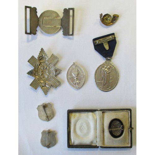 92 - Collection mainly 20th century including 1919 Masonic Peace Medal, Voluntary War Work in India 1914-... 