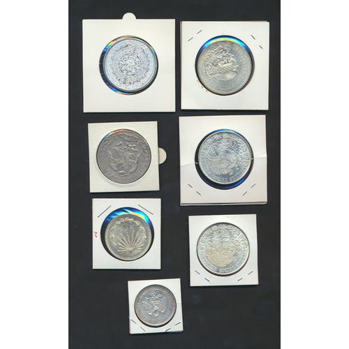 659 - Mexico. Silver collection generally extremely fine or better with 8r 1896, 1897, 1903, 50c 1919 in N... 