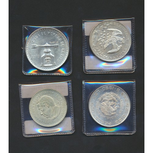 659 - Mexico. Silver collection generally extremely fine or better with 8r 1896, 1897, 1903, 50c 1919 in N... 