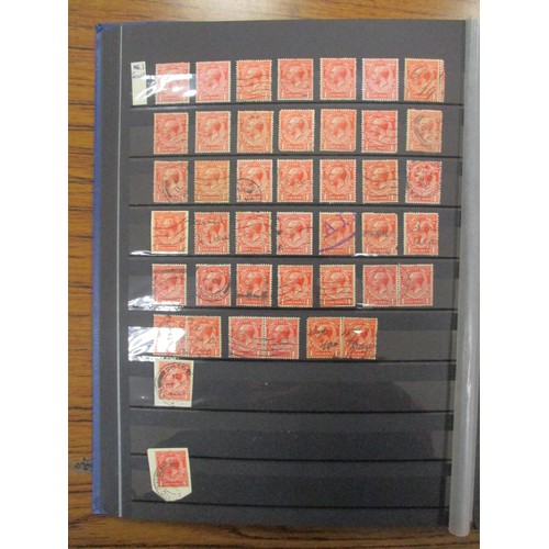 251 - KGV M/U coln in one volume, incl 1912-24 set mostly U with many dupl, 1918-19 Seahorses set U, and 1... 