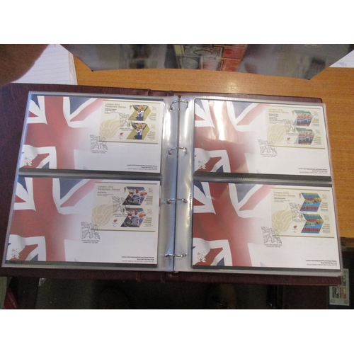 310 - 1935-2012 FDCs coln, incl range Field Post Office Official FDCS, 2012 Paralympics set, range used PH... 