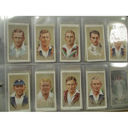 24 - Collection in paper albums and loose with part sets and odds from Cope's Sports & Pastimes, Ogdens B... 