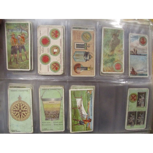 24 - Collection in paper albums and loose with part sets and odds from Cope's Sports & Pastimes, Ogdens B... 