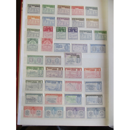 1 - BC KGVI M/UM coln in 2 large stockbooks. Incl Aden incl 1939-48 set M/UM, 1951 ovpt set (less 5c on ... 