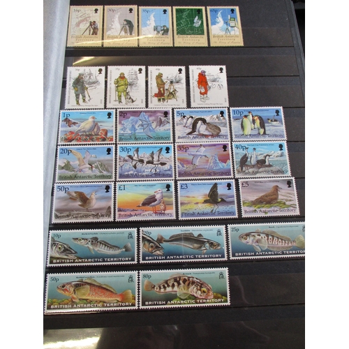 103 - British Antarctic Territory. Apparently UM coln in large Lighthouse stockbook. Incl 1963-9 set to (b... 