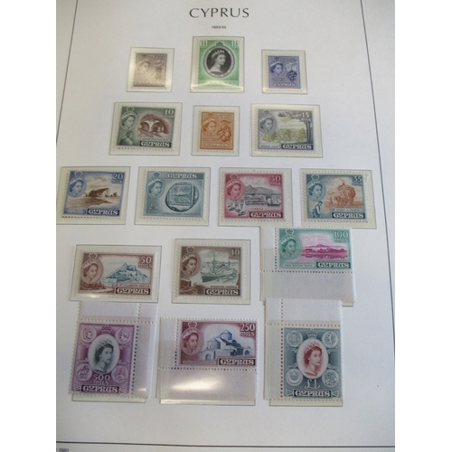 116 - Cyprus. QV-QEII mint coln in 2 Lighthouse hingeless albums (without slipcases), with QV small seln u... 