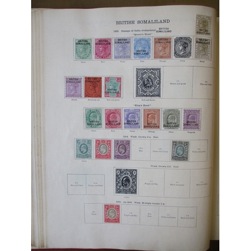 12 - QV-KGV BC M coln in SG New Ideal album, remaindered but with many good part sets, incl British Somal... 