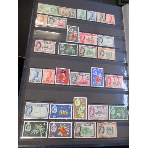 127 - Fiji. QEII apparently UM coln in large stockbook, incl 1954-9 set UM, 1959-63 set UM, 1962-7 set UM,... 