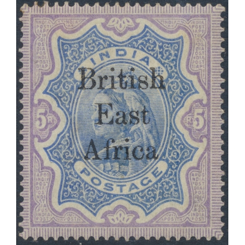 135 - Kenya, Uganda and Tanganyika. QV-QEII M/U coln in a single binder, incl 1890 ½d on 1d unused, 1890-9... 