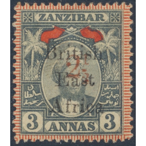 135 - Kenya, Uganda and Tanganyika. QV-QEII M/U coln in a single binder, incl 1890 ½d on 1d unused, 1890-9... 