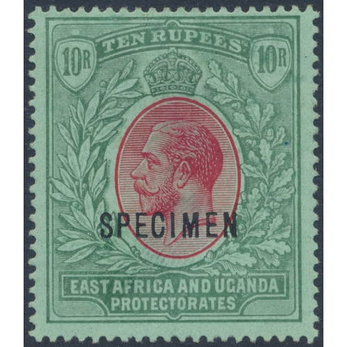 135 - Kenya, Uganda and Tanganyika. QV-QEII M/U coln in a single binder, incl 1890 ½d on 1d unused, 1890-9... 