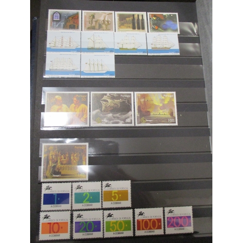 202 - Portugal. Mainly modern M/UM misc coln incl Portugal, Azores, and Madeira, in 4 large stockbooks. Wi... 