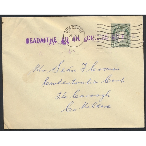 229 - Ireland. A most interesting postal history coln covering the Irish Independence movement, incl cover... 