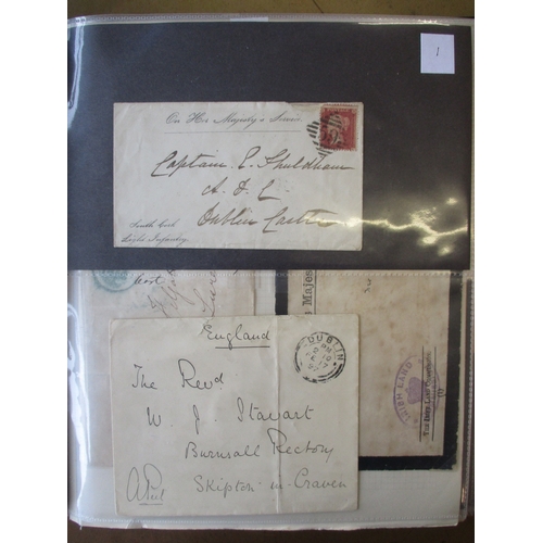 229 - Ireland. A most interesting postal history coln covering the Irish Independence movement, incl cover... 