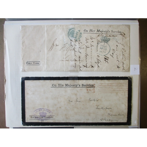 229 - Ireland. A most interesting postal history coln covering the Irish Independence movement, incl cover... 