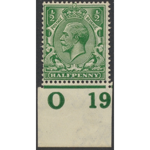 249 - KGV & KGVI M/U coln in 1 binder, incl 1911-12 Downey heads ½d green with various wmks and shades M/U... 