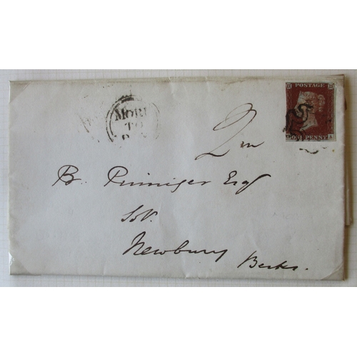 29 - World postal history accum in 2 albums and much loose material, incl GB 1d red covers range (incl th... 