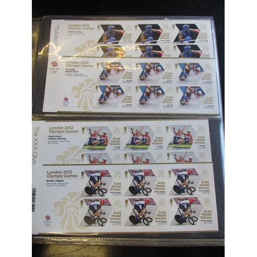 306 - 2012 Olympics. Gold medal winners set (does not include Paralympics). Valid face value £287 (R)