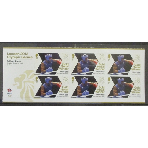 307 - 2012 Olympic Gold Medal Winners set of 29 (in blocks of 6, does not include Paralympics set). Valid ... 