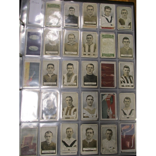 1 - Collection with part sets including Gallaher British Naval Series (29), Famous Footballers (45), Int... 