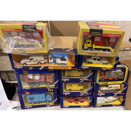 155 - Collection of model vehicles, generally excellent in excellent boxes, including Corgi (37), Corgi Cl... 