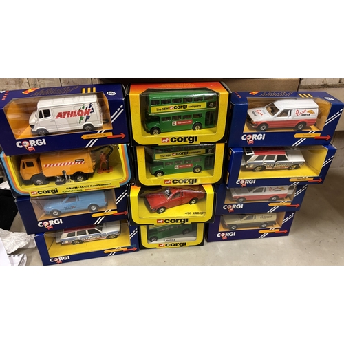 155 - Collection of model vehicles, generally excellent in excellent boxes, including Corgi (37), Corgi Cl... 