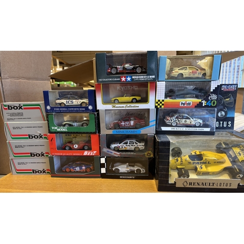 158 - Collection of model vehicles, generally excellent in very good boxes, including Burago, Matchbox, Mo... 