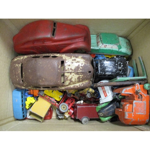 163 - Collection including boxed Dinky Lotus Cortina Rally Car No 205, Matchbox Ford Mustang No 8, Sefari ... 