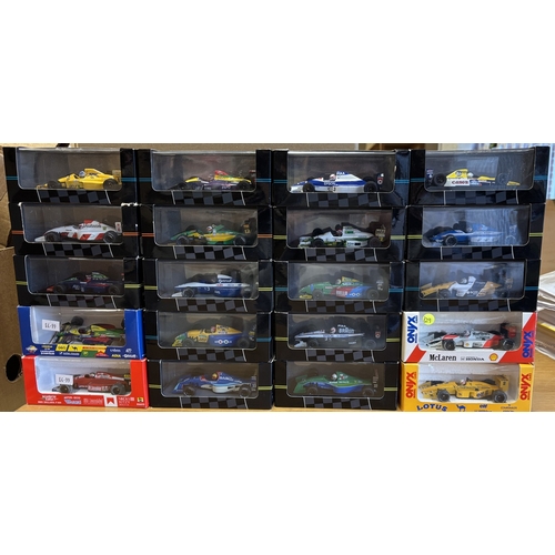 167 - Collection of model vehicles, generally excellent in excellent boxes, including Onyx F1 models (48),... 