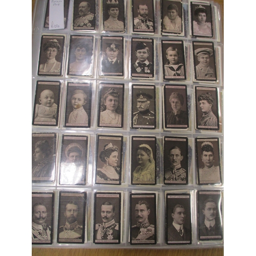 17 - Collection in plastic sleeves with complete sets including Churchman Cricketers, 