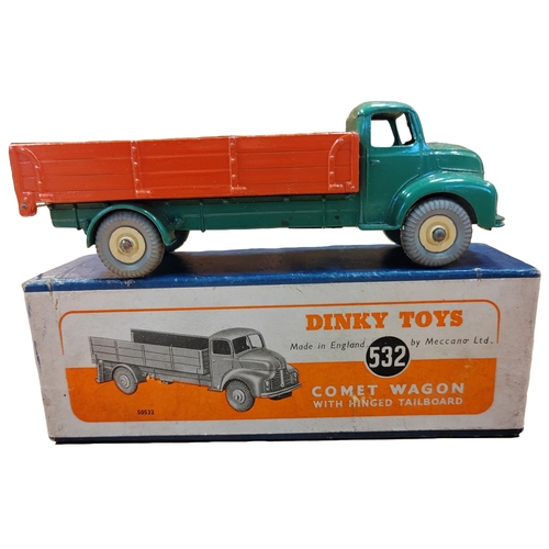 182 - Collection generally fair to very good with boxed range Dinky No.532 Comet Wagon with hinged tailboa... 