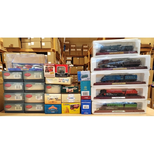 229 - Corgi. Collection of cars, buses, trucks etc. generally mint in mostly excellent boxes includes rang... 