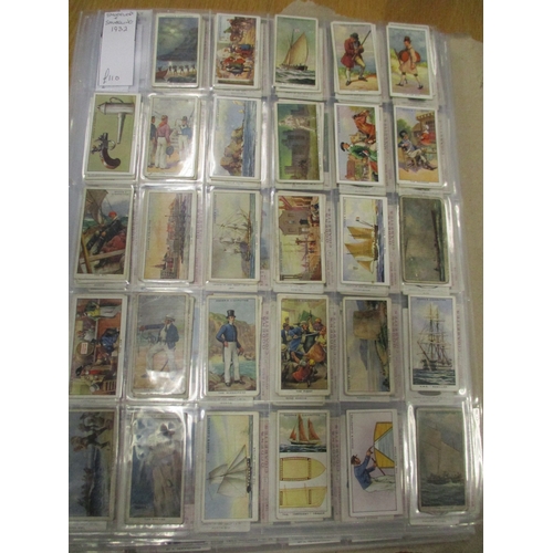 27 - Ogdens. Collection in album and plastic sleeves with complete sets including Boy Scouts, British Bir... 