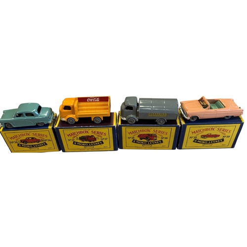 283 - Matchbox. Range of '1-75' series models, generally excellent with damage present on No.33, in very g... 