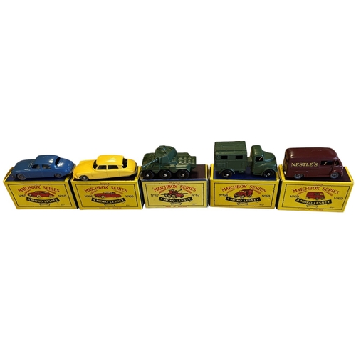 284 - Matchbox. Range of '1-75' series model vehicles, generally excellent in excellent boxes, including N... 