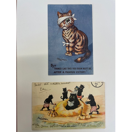 39 - Misc. loose coln. of vintage and later cards incl. Fairytales, Nursery Rhymes, Teddy Bears, Sooty, N... 