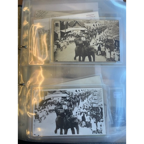 50 - Misc. coln. in a binder with good range of Thailand incl. general views, native life, temples etc. p... 