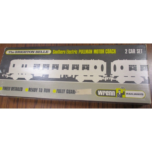 718 - Wrenn. OO gauge pair of SR 5-BEL 'Brighton Belle' EMU, both brown and cream livery 3052 (90 and 91) ... 